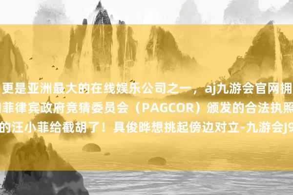 更是亚洲最大的在线娱乐公司之一，aj九游会官网拥有欧洲马耳他（MGA）和菲律宾政府竞猜委员会（PAGCOR）颁发的合法执照。却被空降的汪小菲给截胡了！具俊晔想挑起傍边对立-九游会J9·(china)官方网站-真人游戏第一品牌